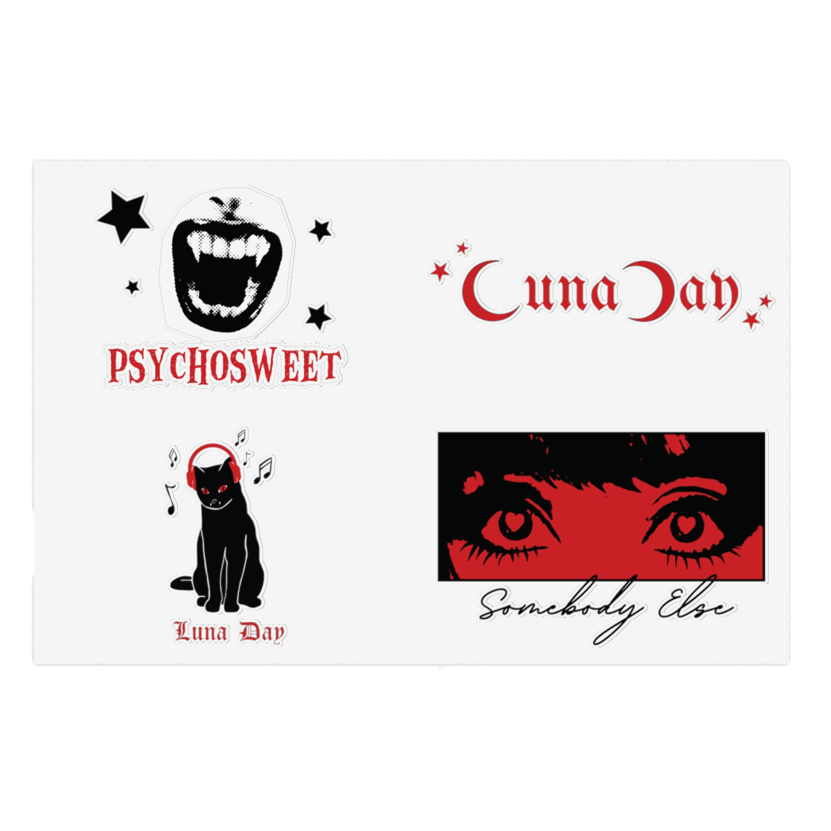 LunaDay Stickers